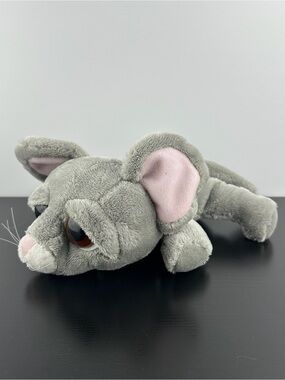Russ Berrie Rare Lil Peepers Daisy Mouse 8” Gray White Pink Plush Peeper